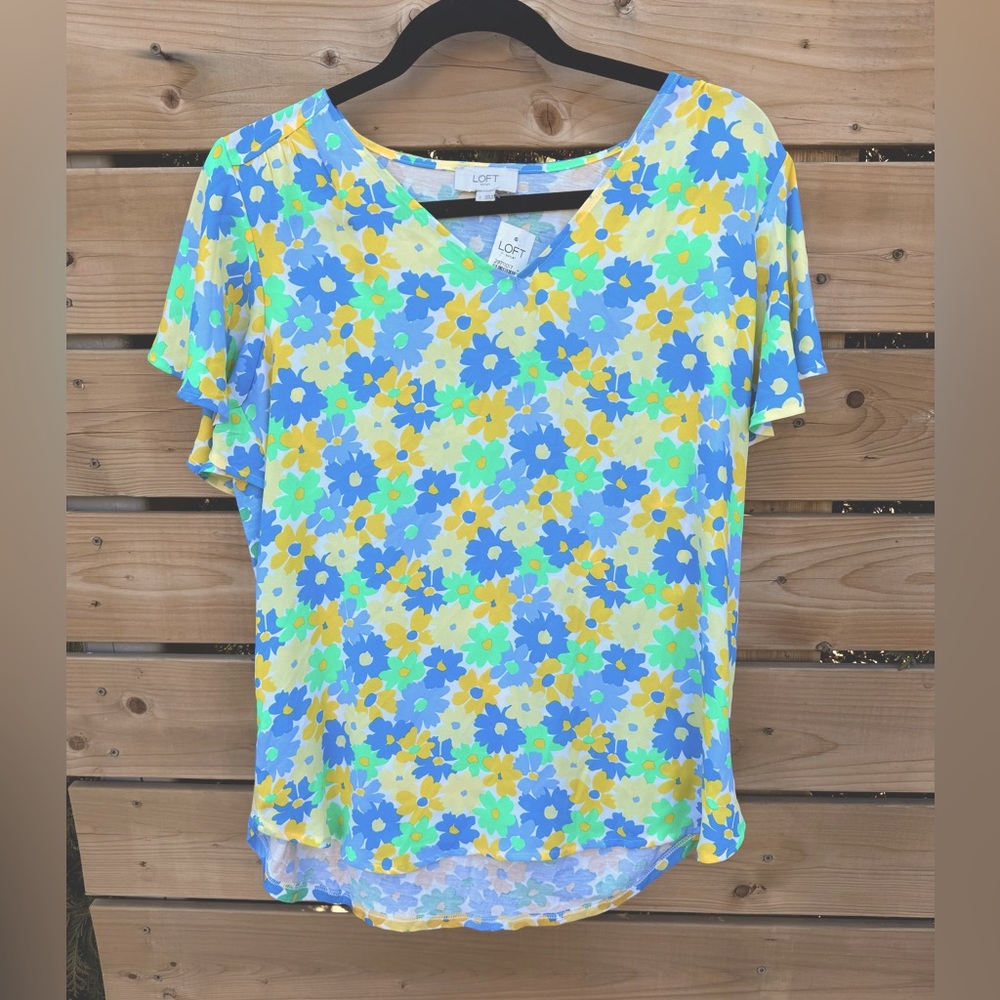 NWT Loft Floral Blouse